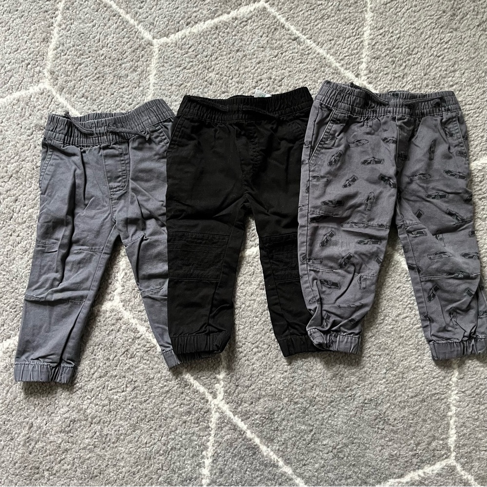 Garanimals Twill Jogger Pants Bundle 18M
